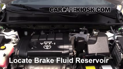 Add Brake Fluid: 2006-2012 Toyota RAV4 - 2011 Toyota RAV4 Sport 2.5L 4 Cyl.